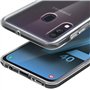 Coque Samsung Galaxy A40 étui 360° Transparente, Double Protection intégrale A40 en Silicone et TPU Antichoc, Coque A40