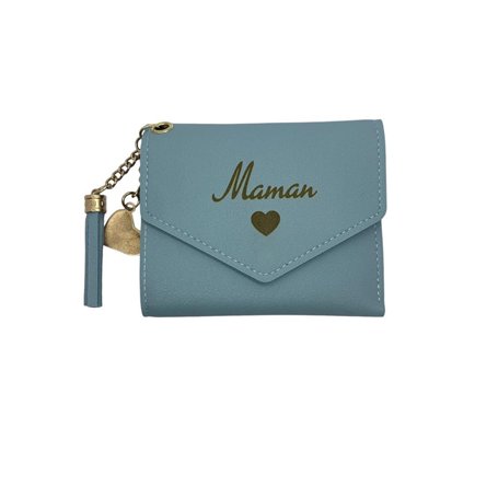 Porte-Monnaie et Porte-Carte Maman en Similicuir