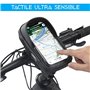 GADISTA® France, Sacoche Velo, Sacoche Guidon Velo étanche pour Smartphone sous 6,5 Pouces. Support Telephone Velo Universel ave