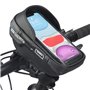 GADISTA® France, Sacoche Velo, Sacoche Guidon Velo étanche pour Smartphone sous 6,5 Pouces. Support Telephone Velo Universel ave