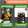 Cartes invitation anniversair