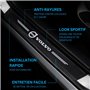 ODOKIT Seuil De Protection Fibre De Carbone Noir - Compatible avec Volvo XC60 XC40 XC90 V60 V40 - Accessoires 4 Pièces - Facile 