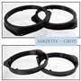 AERZETIX - C11577 - Lot de 2 Adaptateurs/supports pour haut-parleurs de voiture Ø165 mm - compatible avec Citroën Jumper, Fiat D