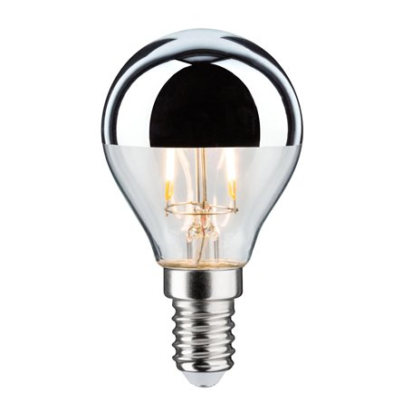 Paulmann 28663 Ampoule LED à filament avec miroir de tête Argenté 2700 K 2