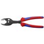 KNIPEX 82 02 200 TwinGrip Pince de préhension frontale et latérale avec poignées Confort grise atramentisée 200 mm