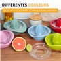 Westmark Presse-Orange/Citron/lemon avec Récipient, Diamètre : 18,7 cm, Capacité : 0,5 L, Plastique, Limetta, Rose, 3091227P