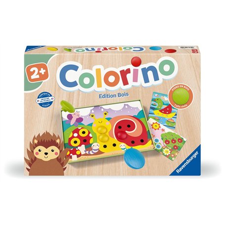 Ravensburger - Jeu Educatif - Colorino - Edition Bois - Jeu d'apprentissage des Couleurs et Manipulation - Motricité et créativi