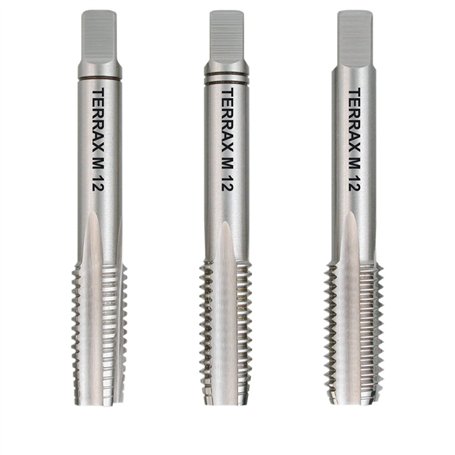 Ruko Terrax Jeu de tarauds à main DIN 352 M12