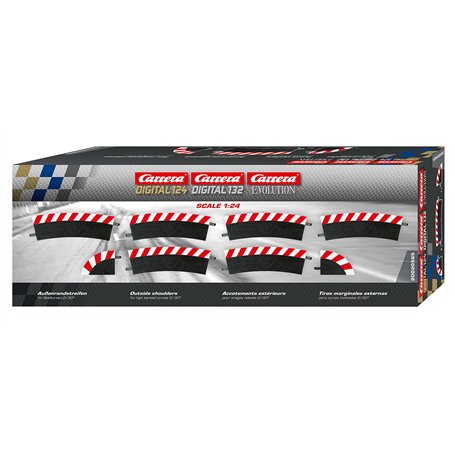 Carrera - rail et accessoire pour circuit - 20020565 - 1/24 et 1/32 - Carrera Evolution -Carrera Digital 132 et 124 - Bordures e