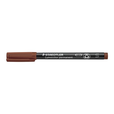 Staedtler Lot de 10 313-7 Marqueur permanent Marron