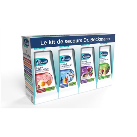 Dr. Beckmann - Le Kit de Secours - 8 Détachants Textile Dr. Beckmann – Détachants Linge Puissants pour Huiles