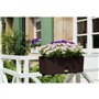 Jardiniere - Balconera cottage 50 - Kit complet - Moka - 8 L - LECHUZA