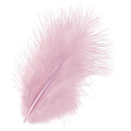 KnorrPrandell Gütermann 6619215 Lot de 15 Plumes Rose 10 cm