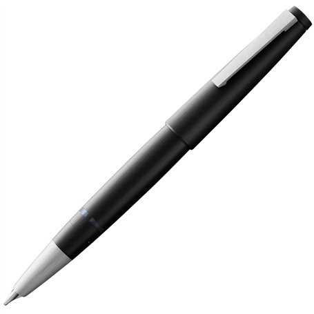 Lamy 2000 black - Stylo Plume élégant dans un corps robuste en fibre de verre - plume en or 14 ct.
