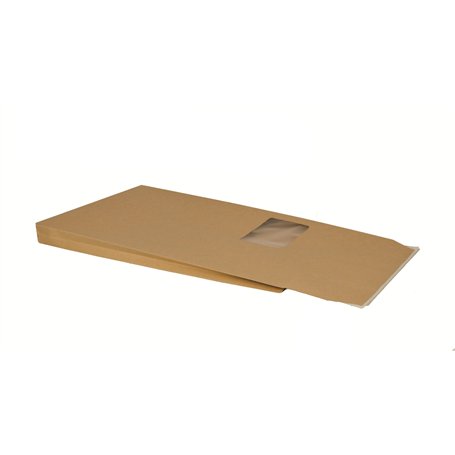 Bong GmbH 14065 Enveloppe à soufflet à fond renforcé C4 229 x 324 x 20 mm Papier Kraft marron 120 g/m² Fermeture par bande adhés