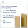 Bong GmbH 14065 Enveloppe à soufflet à fond renforcé C4 229 x 324 x 20 mm Papier Kraft marron 120 g/m² Fermeture par bande adhés