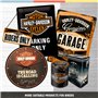 Nostalgic-Art Boîte rétro Plat, Harley-Davidson – Service & Repair – Idée de Cadeau pour Fans de Moto, Récipient avec Couvercle,