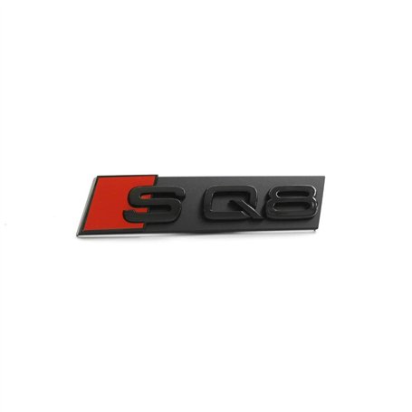 Audi 4M8071805 Schriftzug SQ8 Clip schwarz/rot Tuning Exclusive Kühlergrill Black Edition Emblem