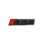 Audi 4M8071805 Schriftzug SQ8 Clip schwarz/rot Tuning Exclusive Kühlergrill Black Edition Emblem