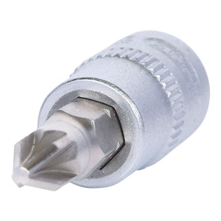 KS Tools 911.1402 Douille tournevis 1/4" Longueur 37 mm PZ2 CHROMEmat