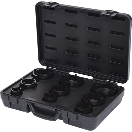 KS Tools - 450.5000 - Coffret de douilles à ergots 1/2-3/4 pour écrous de moyeux - Pour écrous KM4-KM12-9 pièces