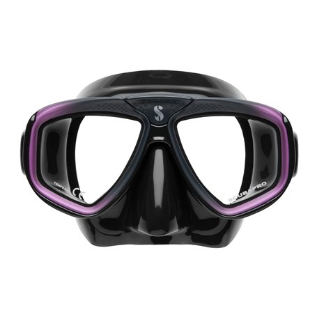Scubapro Masque Zoom Noir/Purple Kit de détendeur pour plongée en Eau Froide Unisex-Adult