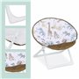 Relaxdays Fauteuil pour Enfant, Pliant, Animaux, HLP : 47 x 50 x 48 cm, pour intérieur ou extérieur, Multicolore