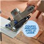 Dremel Blueprint 12V Scie circulaire compacte sans fil avec moteur sans charbon, avec guidage laser, 1x lame de scie circulaire 