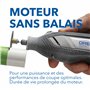 Dremel 8250 12V Outil rotatif sans fil 5 000-30 000 tr/min Outil multifonction sans balais avec étui souple, 5 accessoires, 1 ba