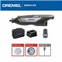 Dremel 8250 12V Outil rotatif sans fil 5 000-30 000 tr/min Outil multifonction sans balais avec étui souple, 5 accessoires, 1 ba