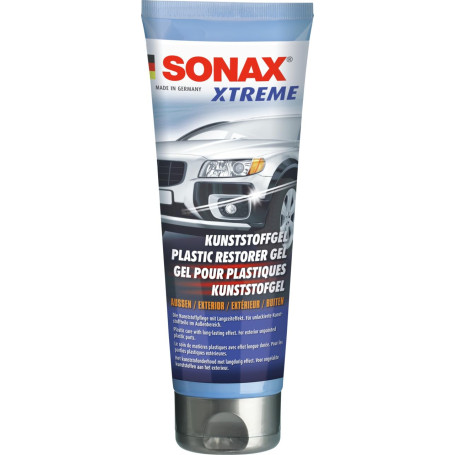 SONAX Xtreme Gel Plastique Extérieur NanoPro (250 ML) nettoyant pour Plastiques entretient Les pièces en Plastique Non peintes à