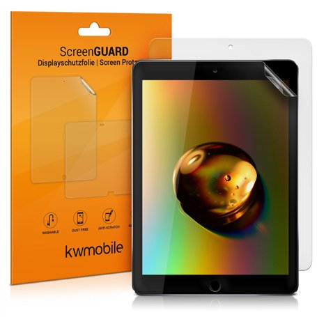 kwmobile 2X Protection écran Compatible avec Apple iPad 9.7 (2017/2018) Film écran - Set de Film de Protection Plastique Mat pou