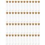 ideen mit herz Lot de 48 tubes à essai avec bouchon en liège | Verre de haute qualité | Hauteur 10 cm (sans bouchon) | Extérieur