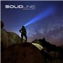 Solidline SH3 Lampe frontale LED ultra lumineuse pour le sport et la course à pied 350 lumens Portée d'éclairage 190 m Rechargea