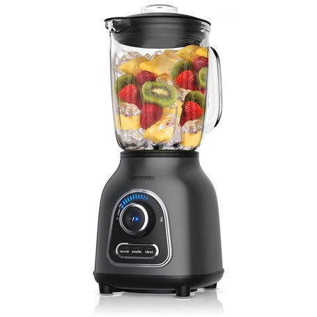 Arendo - Mixeur blender inox - Blender mixeur 1400 W avec récipient en verre 1