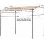 Quick Star Toit de Rechange pour pergola Sable 250 x 300 cm
