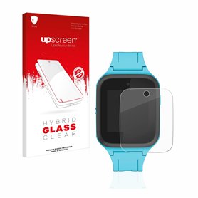 upscreen Protecteur d´Écran en Verre Trempé pour TCL Movetime FamilyWatch Kids MT40X – Glass-Plastique 9H Dureté