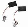 vhbw 2x Balais de charbon pour moteur 5 x 10 x 17mm compatible avec Mafell scie circulaire à guidage KSS 300