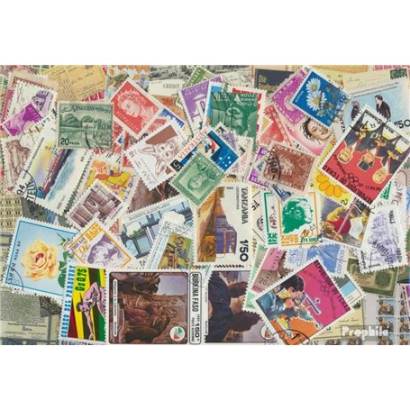 Tous Monde 100 Divers Timbres d'outre-mer (Timbres pour Les collectionneurs)