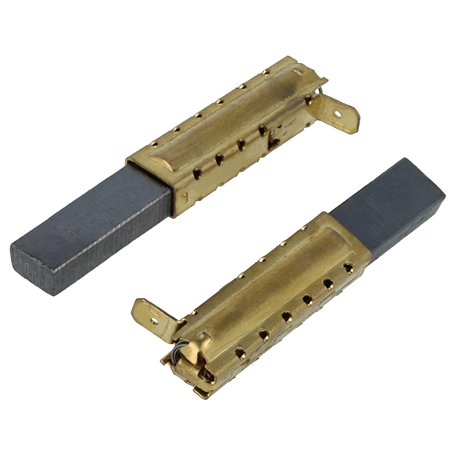 vhbw 2x balais charbon compatible avec Kärcher WD 451 PROFI aspirateur industriel