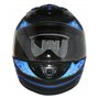 protectWEAR - Casque de Moto-Bleu-Noir H-510-BL - M