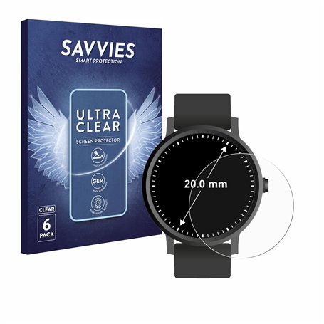 savvies Protection Ecran pour Montres (Circulaire