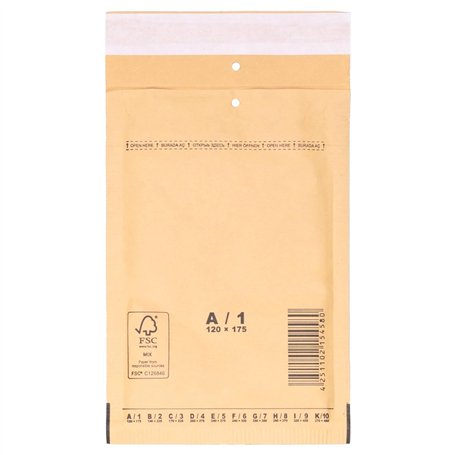 1000 enveloppes bulles 12 x 17