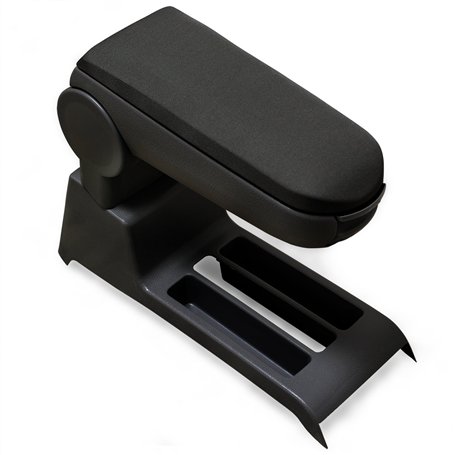 pro.tec Accoudoir Central - avec Compartiment - rembourré - Textile - Noir