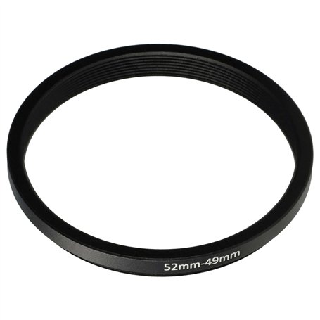 vhbw Bague d'adaptation de Filtre Step-Down de 52 mm vers 49 mm pour Objectif d'appareil Photo - Réducteur