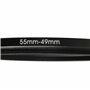 vhbw Bague d'adaptation de Filtre Step-Down de 55 mm vers 49 mm pour Objectif d'appareil Photo - Réducteur, métal, Noir
