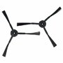 vhbw 2x Brosse latérale compatible avec Ariete Briciola 2712, 2711, 2717 robot aspirateur - Lot de brosses, noir