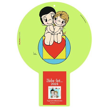liebe ist... Calendrier 2024 à arracher journalier – Panneau arrière 22