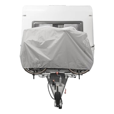 Multibros Housse de protection XL pour 2 vélos - Pour montage de timon - Imperméable et résistante aux intempéries - Ripstop 210