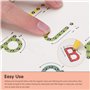 Hautton Tableau Magnétique de Lettres pour Enfants, Jouet Éducatif et Innovant, Améliorer la Tenue du Crayon, pour Anniversaire,